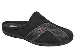 Kapcie SANITAL FLEX LC9865 H Czarne Pantofle domowe Ciapy