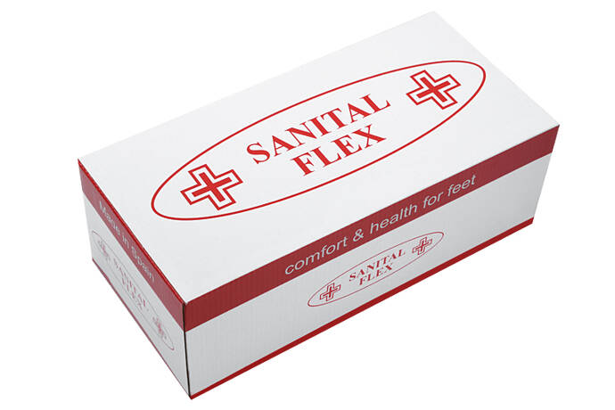 Kapcie SANITAL FLEX LC9939 H Szare Pantofle domowe Ciapy