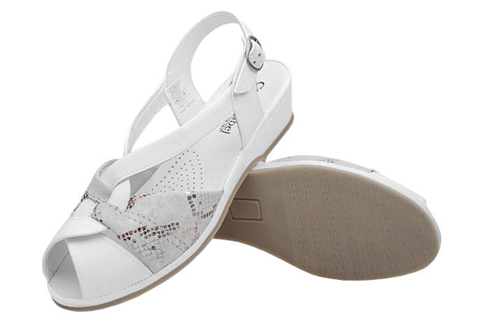 Sandały COMFORTABEL 710079-03 Białe