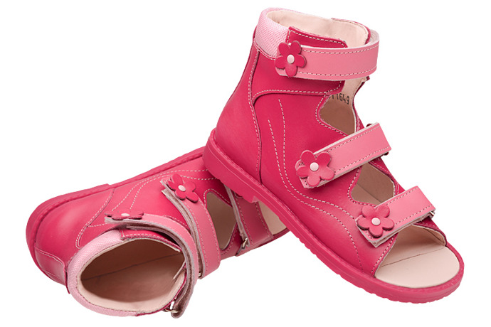 Trzewiki Profilaktyczne Ortopedyczne Buty DAWID 952 RC Różowe
