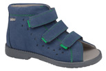 Sandałki Profilaktyczne Ortopedyczne Buty DAWID 1042 Niebieski GJ